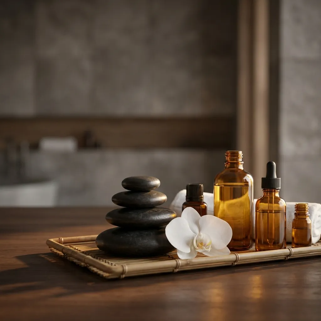 Massage – hot stone and aromatherapy